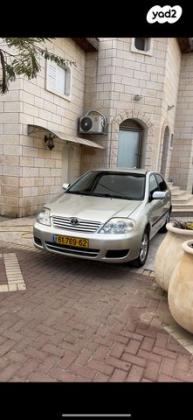 טויוטה קורולה Sun אוט' 1.6 (110 כ''ס) בנזין 2007 למכירה בבאר שבע