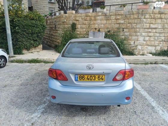 טויוטה קורולה Sun רובוטית 1.6 (124 כ"ס) בנזין 2008 למכירה בירושלים