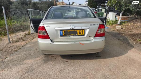 טויוטה קורולה GLI אוט' 1.6 (110 כ''ס) בנזין 2007 למכירה בשפרעם