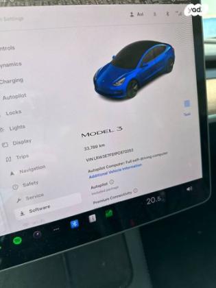 טסלה מודל 3 RWD אוט' חשמלי (283 כ''ס) G חשמלי 2022 למכירה בהרצליה