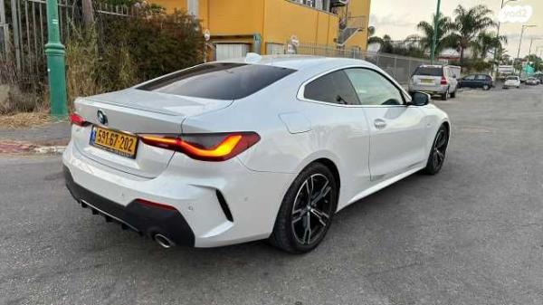 ב.מ.וו סדרה 4 420I M-Sport קופה אוט' 2.0 (184 כ"ס) בנזין 2021 למכירה בחדרה