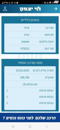 סקודה אוקטביה Ambition אוט' 1.2 (105 כ''ס) בנזין 2015 למכירה בראשון לציון