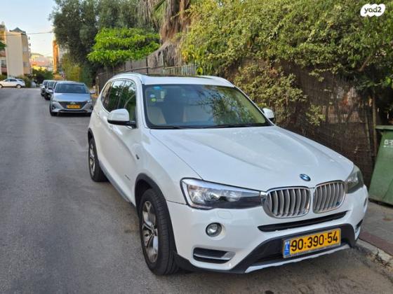 ב מ וו X3 X-Line 28i אוט׳ 2.0 (245 כ״ס) בנזין 2016 למכירה בהרצליה