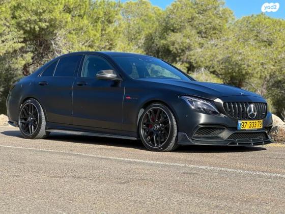 מרצדס-בנץ C-class AMG Line AMG C 63 אוט׳ 4.0 (510 כ״ס) [2015-2017] בנזין 2016 למכירה בנצרת