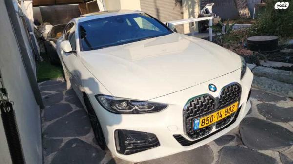 ב מ וו סדרה 4 M-Sport 420i אוט׳ 2.0 (184 כ״ס) [2020-2024] בנזין 2022 למכירה בגדרה