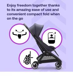 Bugaboo Butterfly קיפול 1 שניה