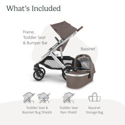 עגלת UPPAbaby Vista V2/מערכת/כיסנית להמר...