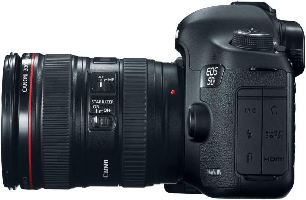 Canon EOS 5D Mark III 22.3 MP Full Frame CMOS SLR מצלמת SLR עם EF 24-1