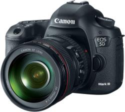 Canon EOS 5D Mark III 22.3 MP Full Frame CMOS SLR מצלמת SLR עם EF 24-1